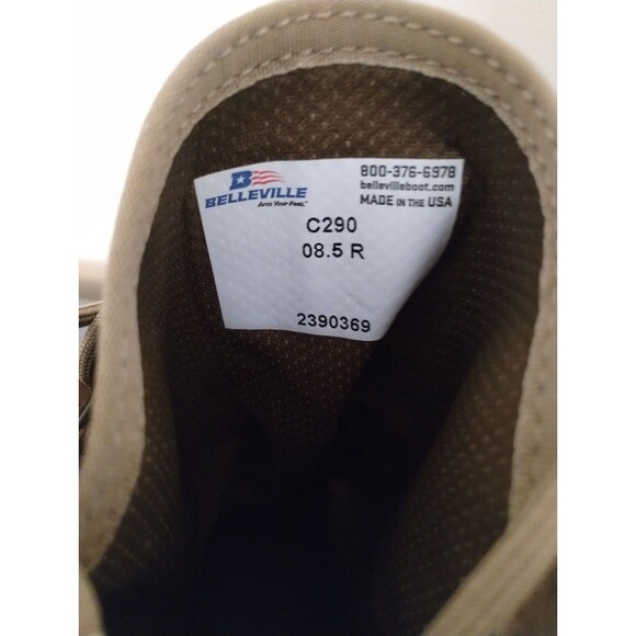 Belleville C290 ARMR LTE Ultralight Combat and Training Boot Coyote Size 8.5 NIB